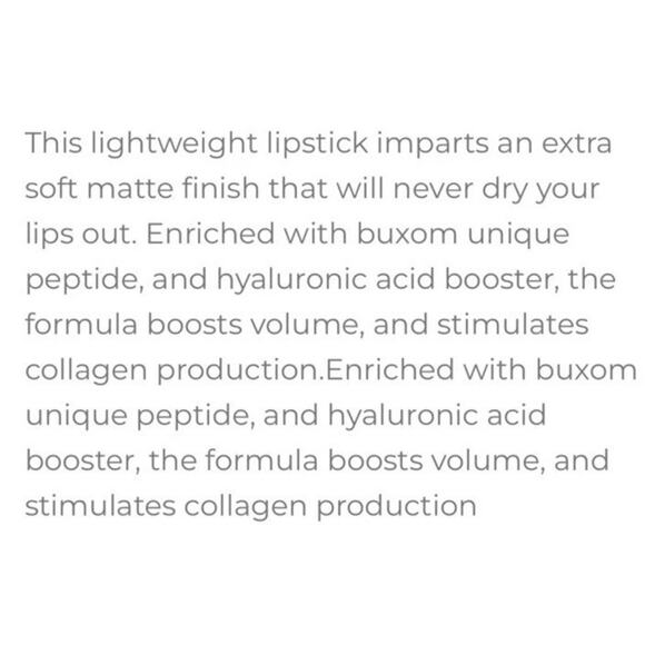 BUXOM Wildly Whipped Lightweight Liquid Lipstick DEVIOUS DOLLY .16 Fl Oz NIB - Picture 2 of 2